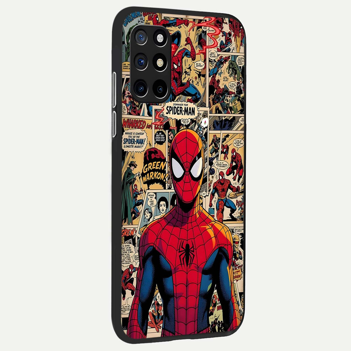  Aesthetic Spider back cover For OnePlus 8T slim fit glass case with vibrant aesthetic design