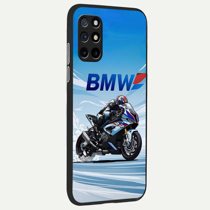  BMW Power Drift back cover For OnePlus 8T slim fit glass case with vibrant aesthetic design