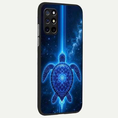  Blue Galaxy Turtle back cover For OnePlus 8T slim fit glass case with vibrant aesthetic design
