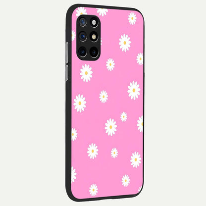  Bubblegum Daisy Pop back cover For OnePlus 8T slim fit glass case with vibrant aesthetic design