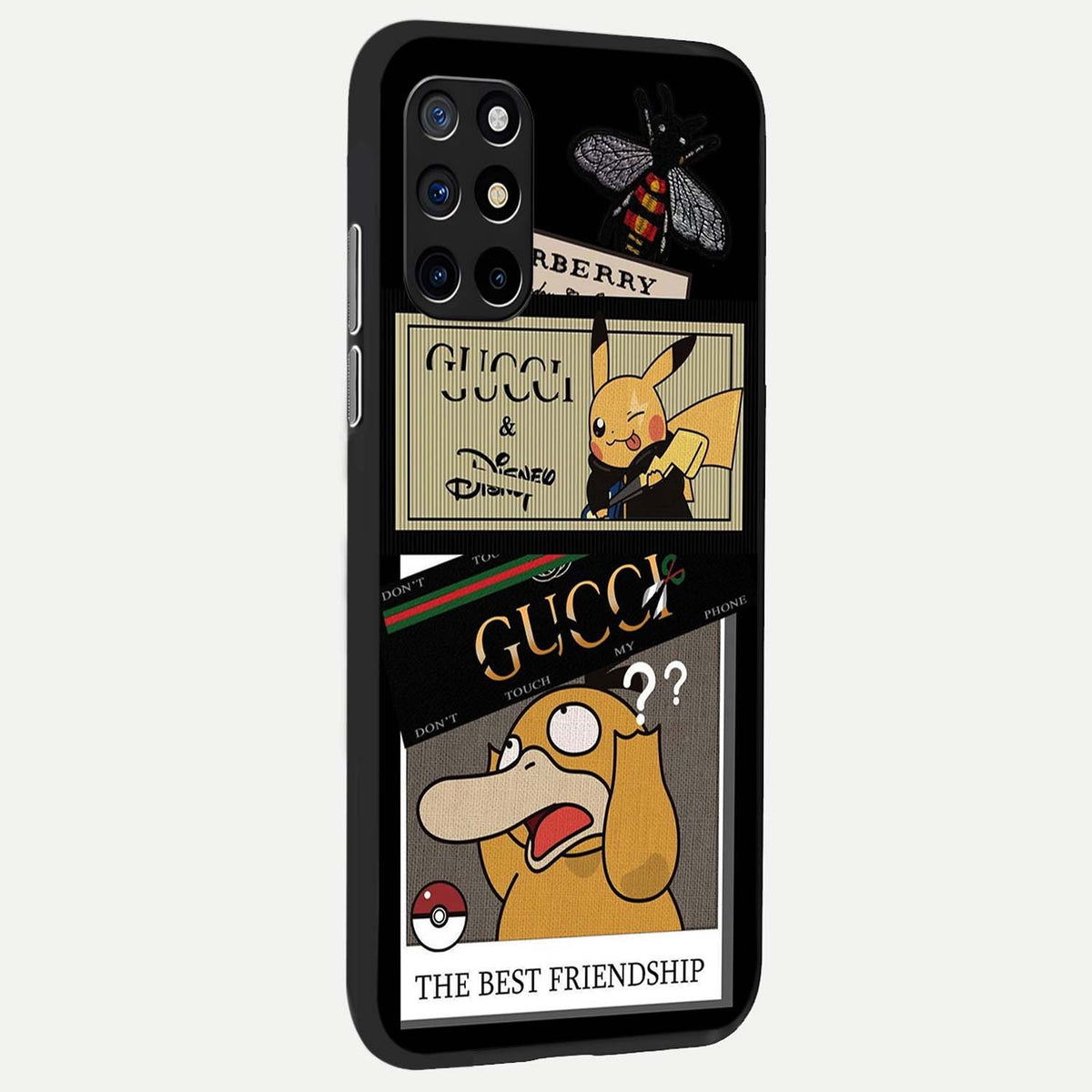  Cartoon Brand Play Mashup back cover For OnePlus 8T slim fit glass case with vibrant aesthetic design