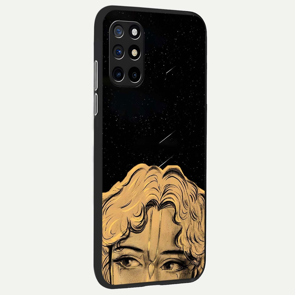  Celestial Gods Plan back cover For OnePlus 8T slim fit glass case with vibrant aesthetic design