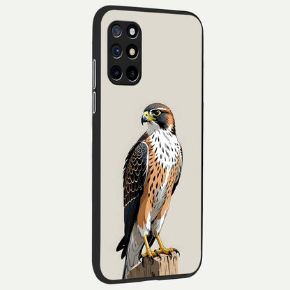 Clever Eagle back cover For OnePlus 8T slim fit glass case with vibrant aesthetic design