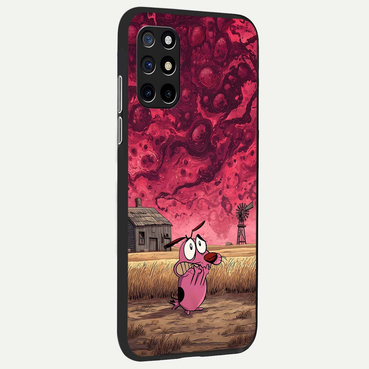  Courage Under Sky back cover For OnePlus 8T slim fit glass case with vibrant aesthetic design