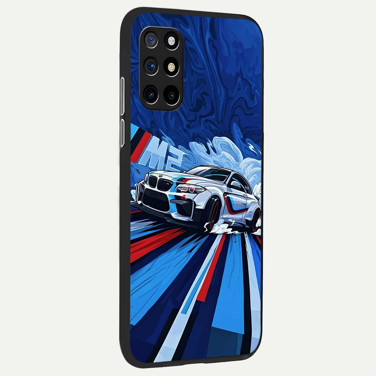  Drift Power Rush back cover For OnePlus 8T slim fit glass case with vibrant aesthetic design