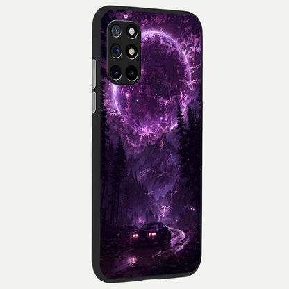  Eternal Cosmic Drive back cover For OnePlus 8T slim fit glass case with vibrant aesthetic design