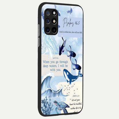  Faithful Ocean Promise back cover For OnePlus 8T slim fit glass case with vibrant aesthetic design