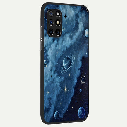  Galaxy Dream Space back cover For OnePlus 8T slim fit glass case with vibrant aesthetic design