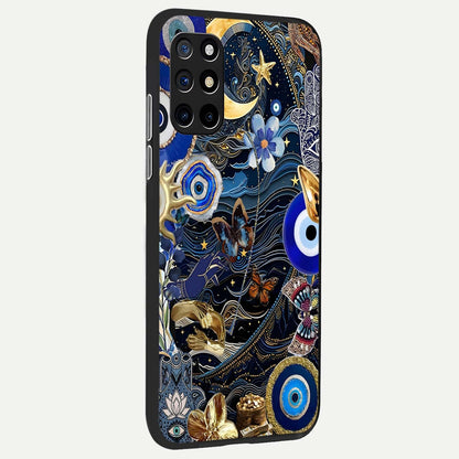  Golden Moon Magic back cover For OnePlus 8T slim fit glass case with vibrant aesthetic design