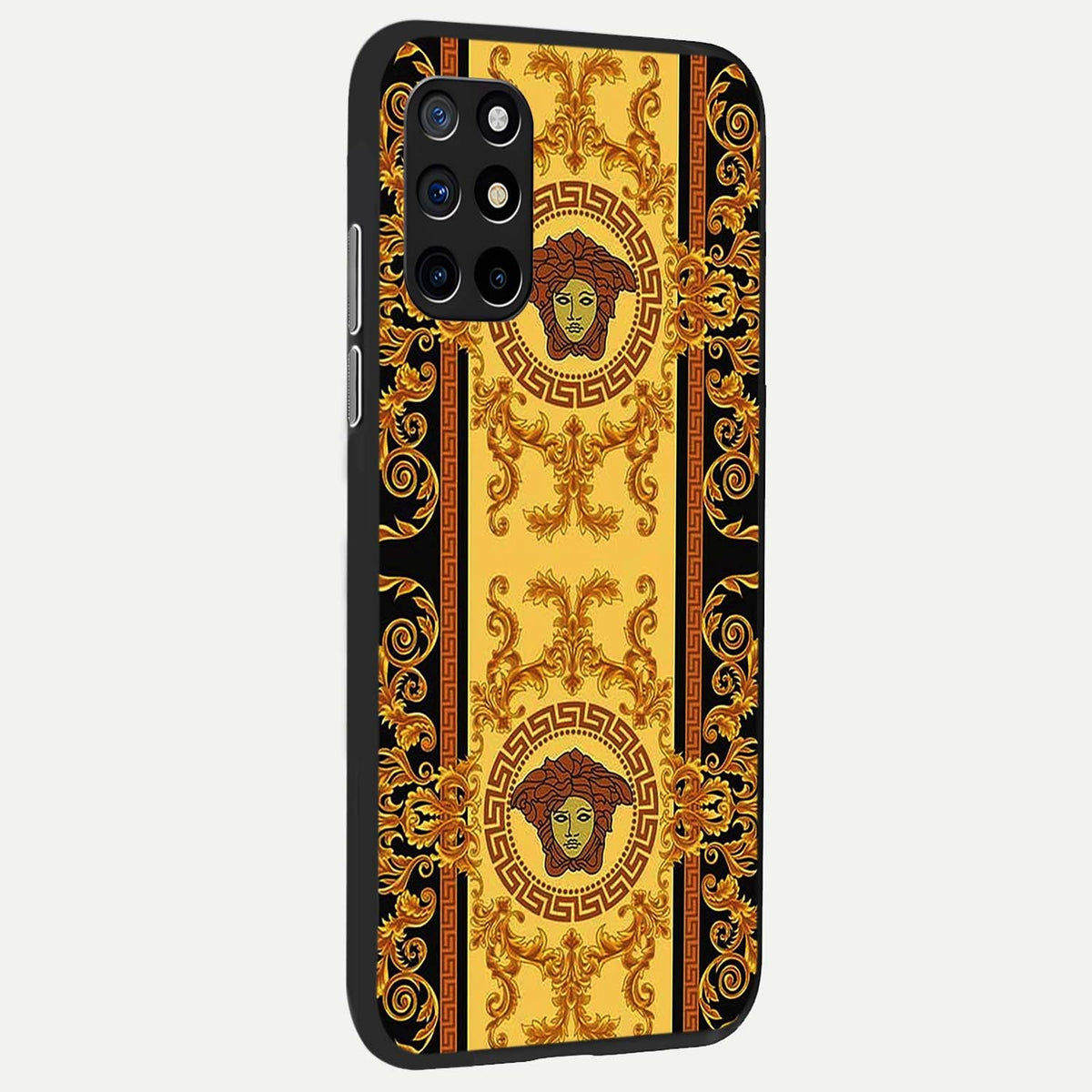  Golden Royal Heritage back cover For OnePlus 8T slim fit glass case with vibrant aesthetic design