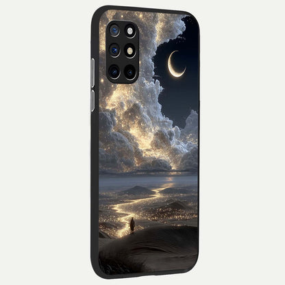  Moonlight Spark Path back cover For OnePlus 8T slim fit glass case with vibrant aesthetic design
