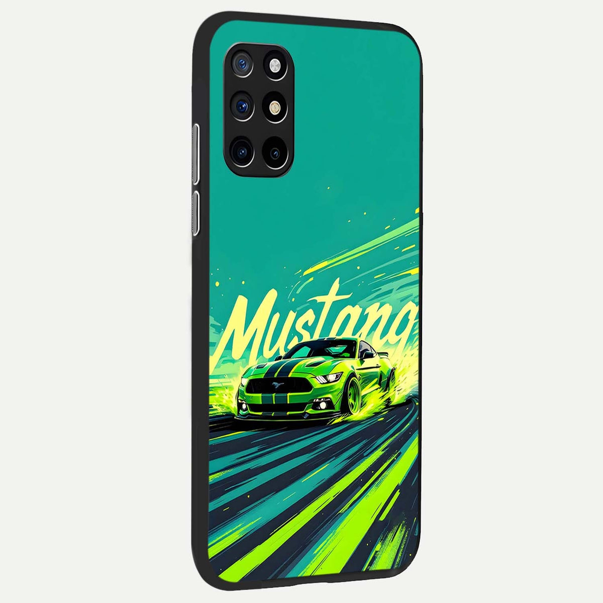  Mustang Bang back cover For OnePlus 8T slim fit glass case with vibrant aesthetic design