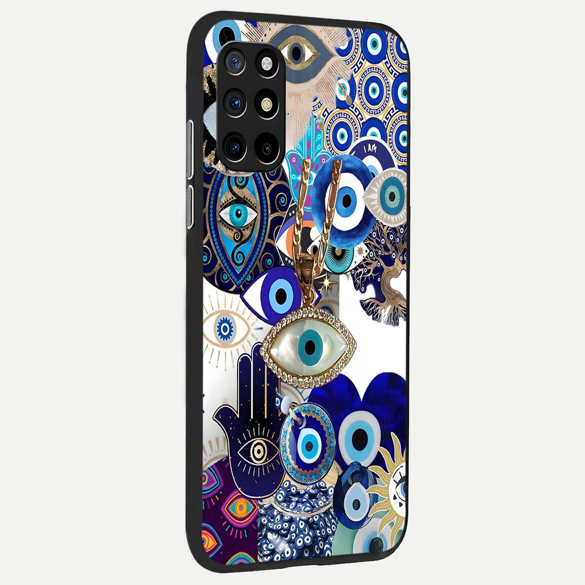  Mystic Charm Eye back cover For OnePlus 8T slim fit glass case with vibrant aesthetic design