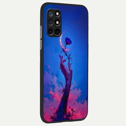  Mystic Hand back cover For OnePlus 8T slim fit glass case with vibrant aesthetic design