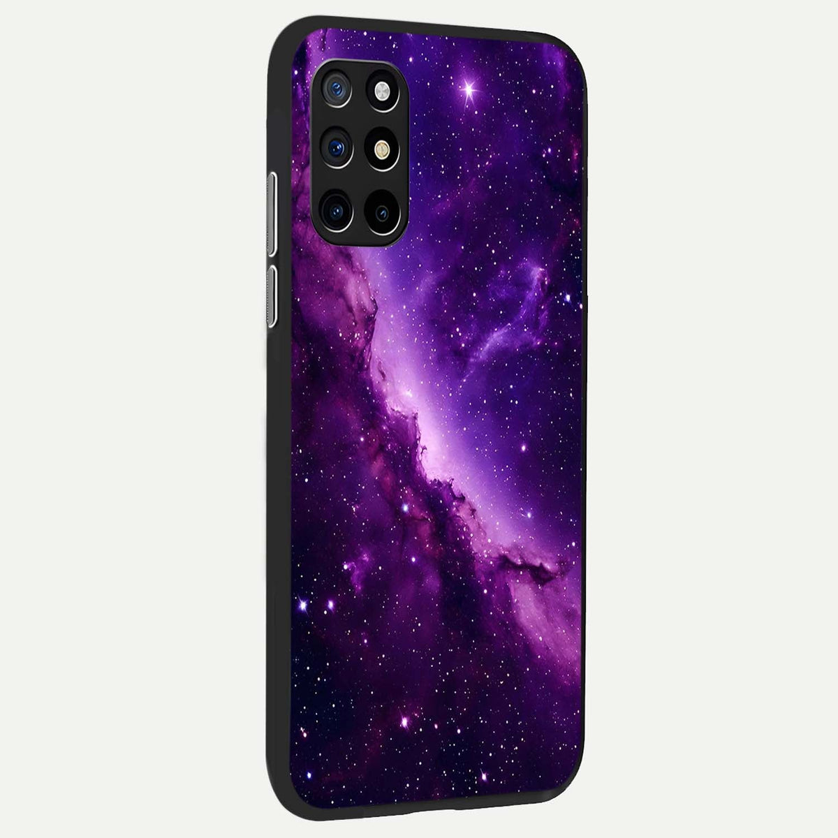  Purple Shade Sky back cover For OnePlus 8T slim fit glass case with vibrant aesthetic design