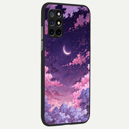  Sky Drift Clouds back cover For OnePlus 8T slim fit glass case with vibrant aesthetic design