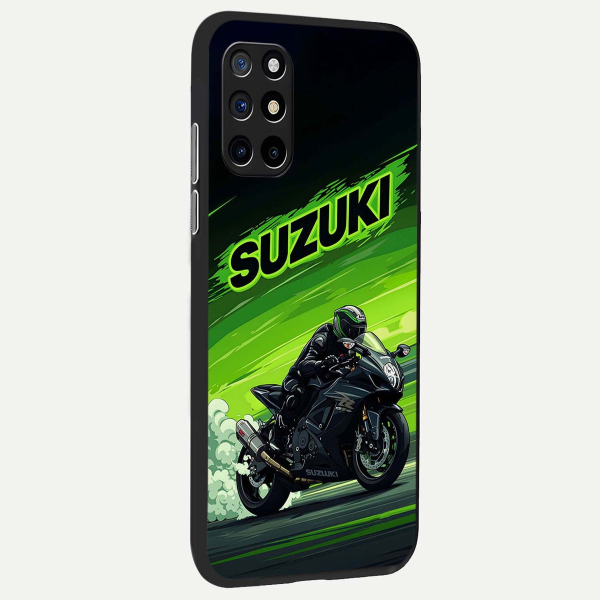  Suzuki Speed Beast back cover For OnePlus 8T slim fit glass case with vibrant aesthetic design