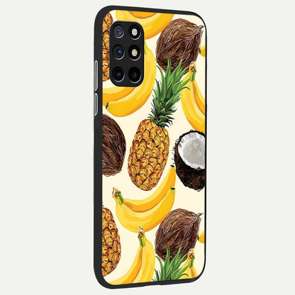  Tropical Fruit Mood back cover For OnePlus 8T slim fit glass case with vibrant aesthetic design