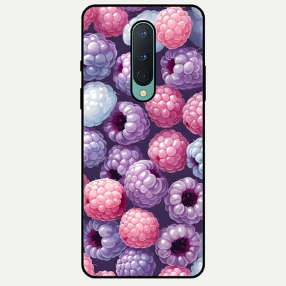  Berry Candy Pop Glass Case For OnePlus 8 back cover – full design glossy printed glass finish