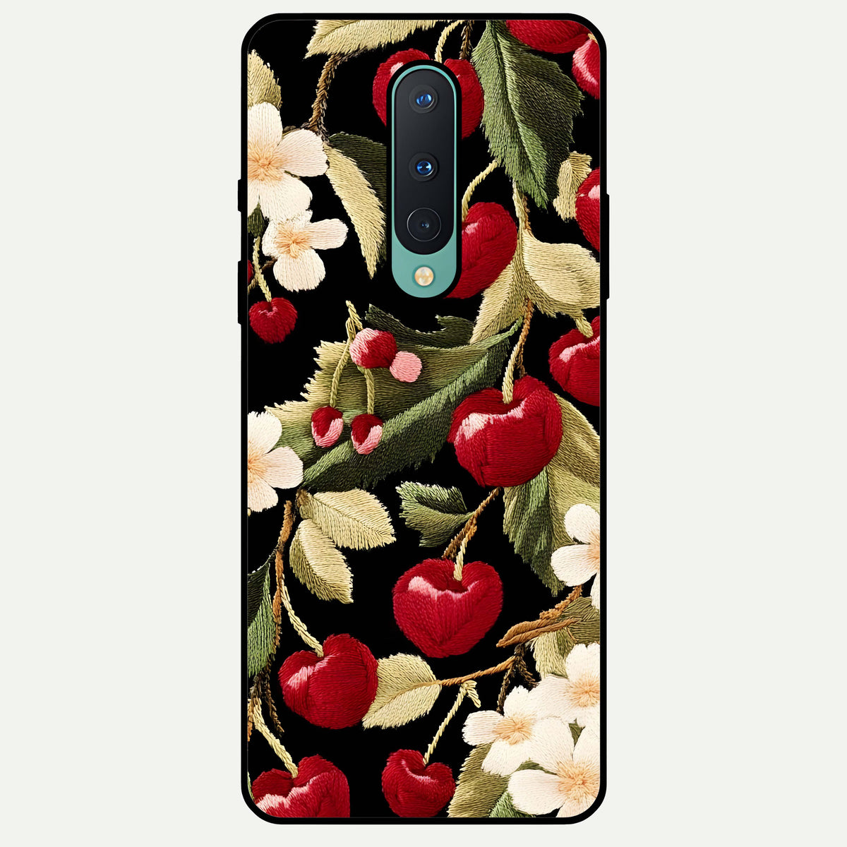  Blooming Spendor Bird Glass Case For OnePlus 8 back cover – full design glossy printed glass finish