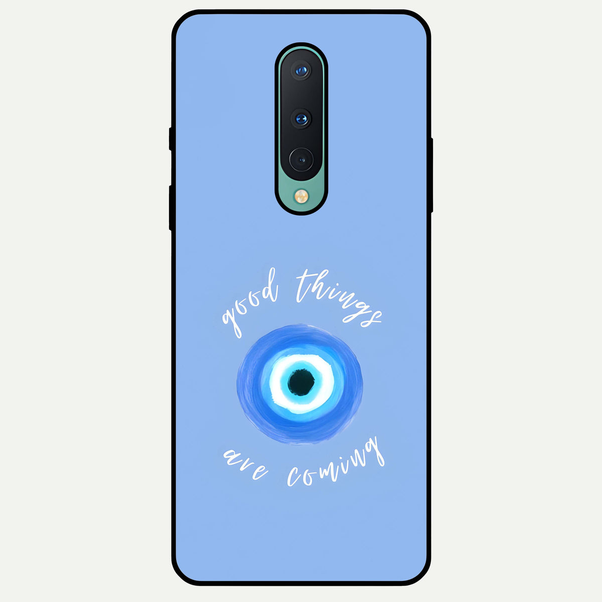  Bright Future Ahead Glass Case For OnePlus 8 back cover – full design glossy printed glass finish
