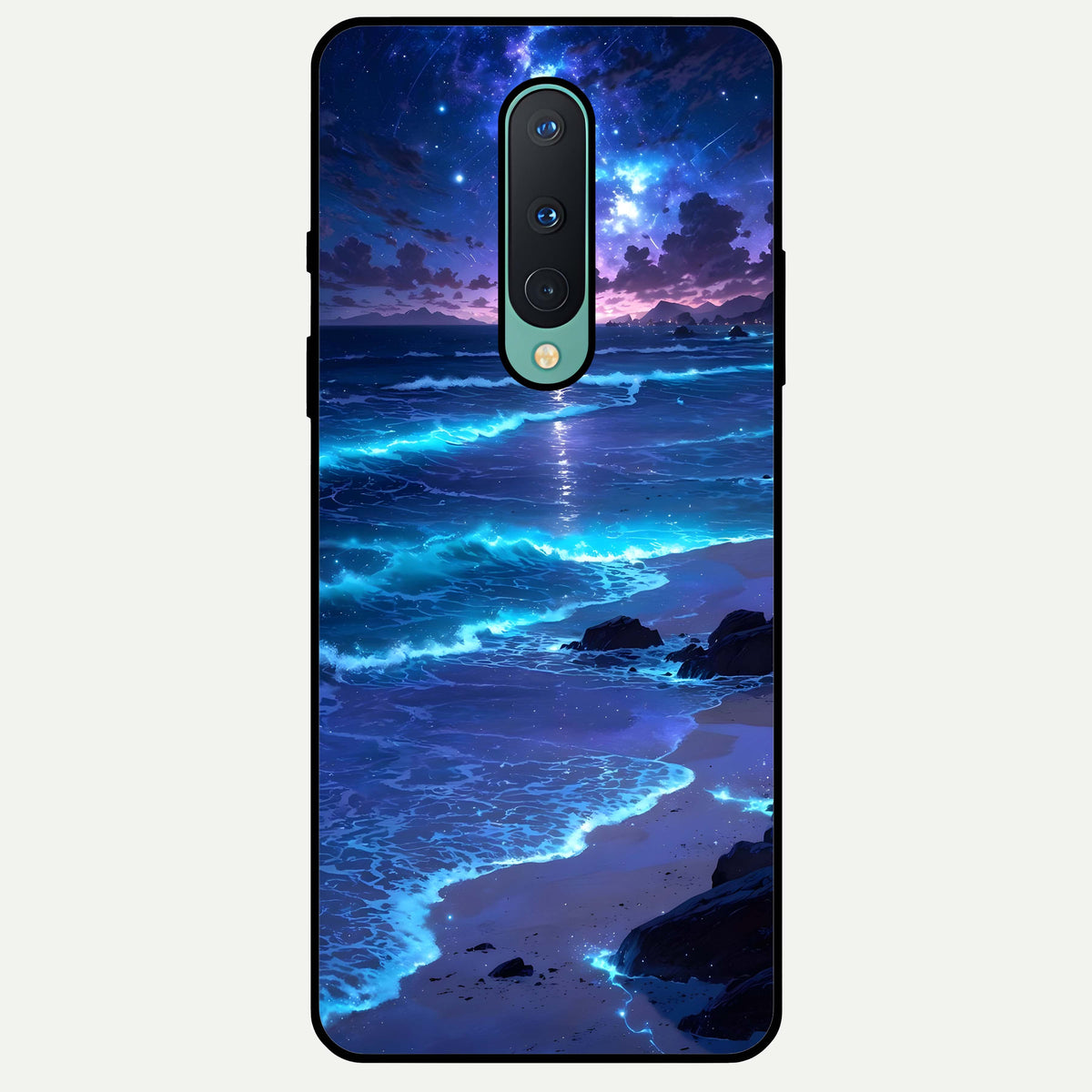  Classic Damn Look Glass Case For OnePlus 8 back cover – full design glossy printed glass finish
