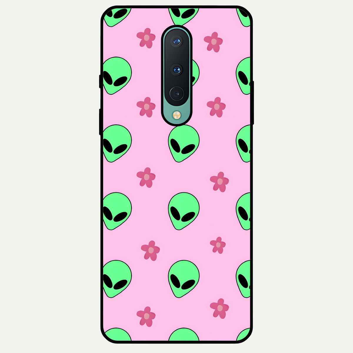  Cosmic Cute Crush Glass Case For OnePlus 8 back cover – full design glossy printed glass finish