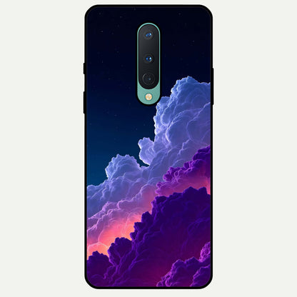  Dreamy Cloud Skies Glass Case For OnePlus 8 back cover – full design glossy printed glass finish