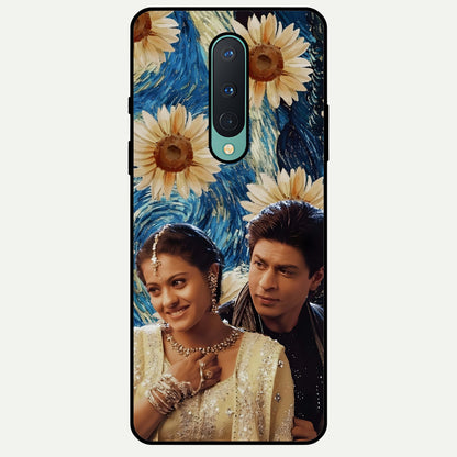  Eternal Love Story Glass Case For OnePlus 8 back cover – full design glossy printed glass finish