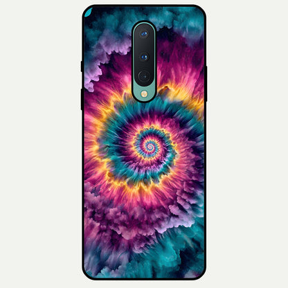  Galactic Spiral Burst Glass Case For OnePlus 8 back cover – full design glossy printed glass finish