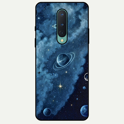  Galaxy Dream Space Glass Case For OnePlus 8 back cover – full design glossy printed glass finish