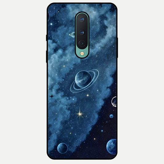  Galaxy Dream Space Glass Case For OnePlus 8 back cover – full design glossy printed glass finish