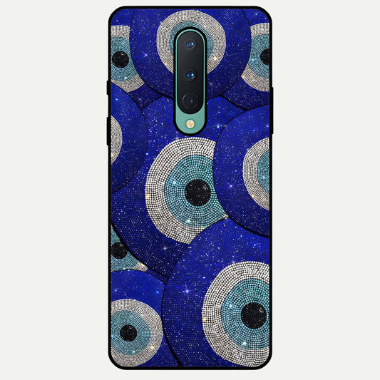  Galaxy Eye Flow Glass Case For OnePlus 8 back cover – full design glossy printed glass finish