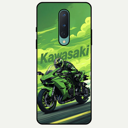  Greenery Sky Glass Case For OnePlus 8 back cover – full design glossy printed glass finish