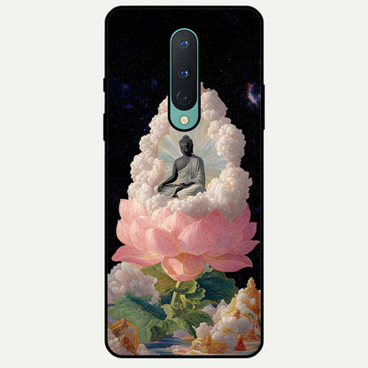  Lotus Divine Peace Glass Case For OnePlus 8 back cover – full design glossy printed glass finish