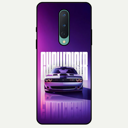  Midnight Muscle Ride Glass Case For OnePlus 8 back cover – full design glossy printed glass finish