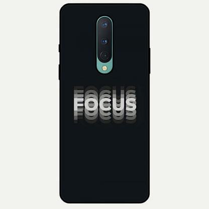  Mono Focus Vision Glass Case For OnePlus 8 back cover – full design glossy printed glass finish