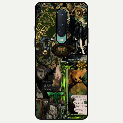  Mystic Woods Secret Glass Case For OnePlus 8 back cover – full design glossy printed glass finish