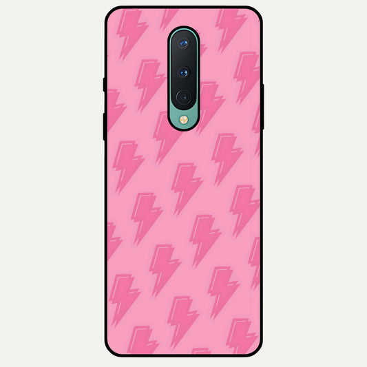  Pink Moo Magic Glass Case For OnePlus 8 back cover – full design glossy printed glass finish
