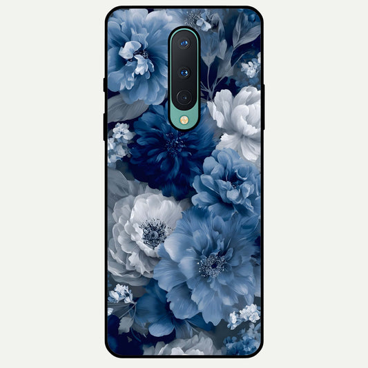  Royal Bloom Garden Glass Case For OnePlus 8 back cover – full design glossy printed glass finish