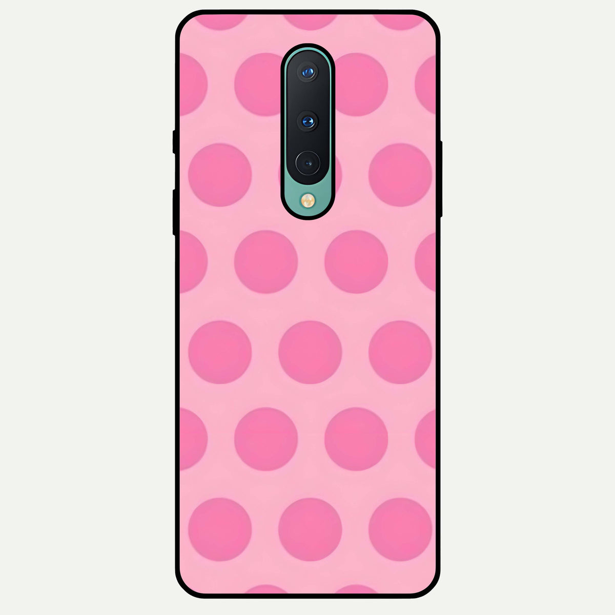  Sweet Dot Dreams Glass Case For OnePlus 8 back cover – full design glossy printed glass finish