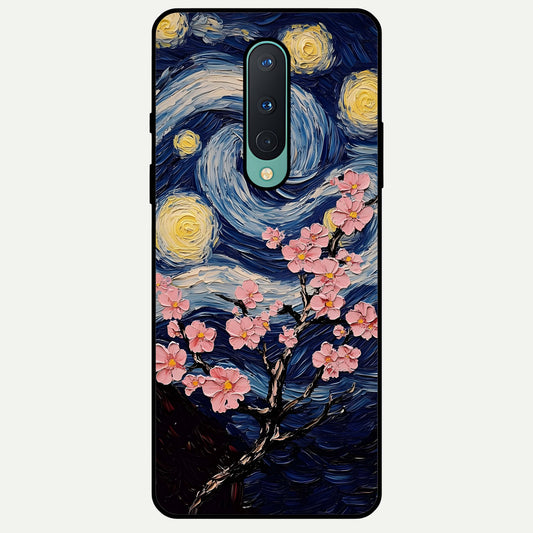  Van Gogh Scenery Glass Case For OnePlus 8 back cover – full design glossy printed glass finish