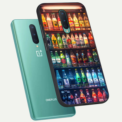  Colorfull Tree phone case For OnePlus 8 showing premium glass back cover with detailed artwork