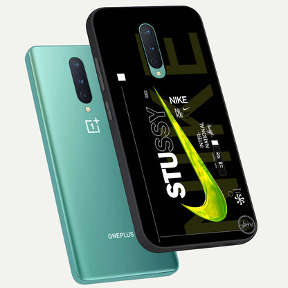  Neon Street Edition phone case For OnePlus 8 showing premium glass back cover with detailed artwork