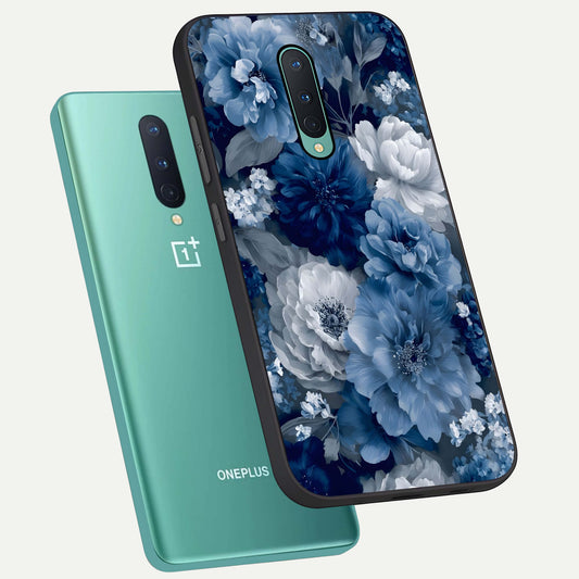  Royal Bloom Garden phone case For OnePlus 8 showing premium glass back cover with detailed artwork