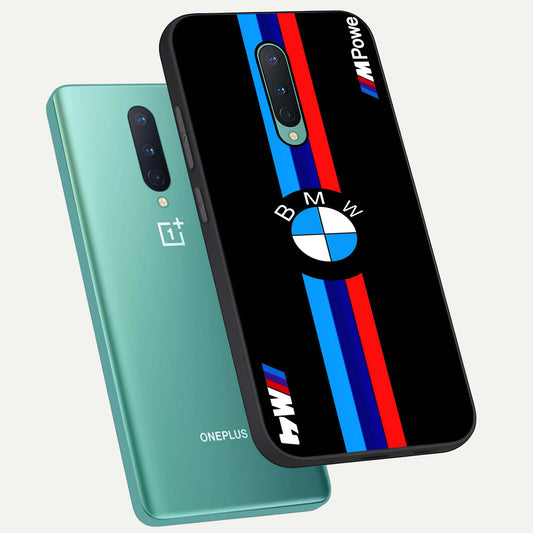  Turbo BMW Beast phone case For OnePlus 8 showing premium glass back cover with detailed artwork