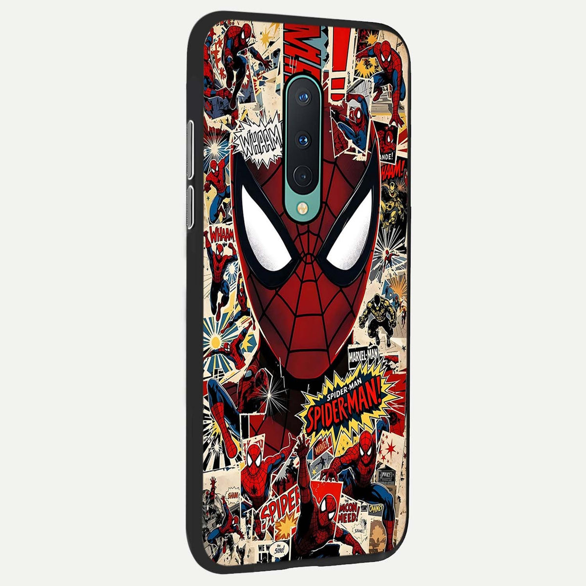  Aesthetic Wonder Spider back cover For OnePlus 8 slim fit glass case with vibrant aesthetic design