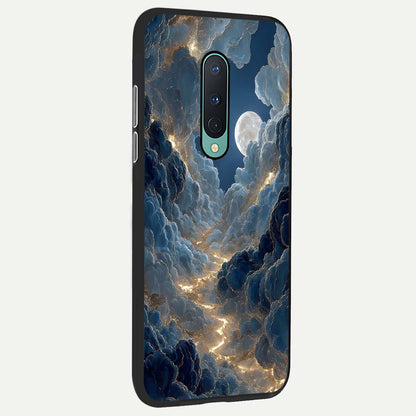  Celestial Cloud Road back cover For OnePlus 8 slim fit glass case with vibrant aesthetic design