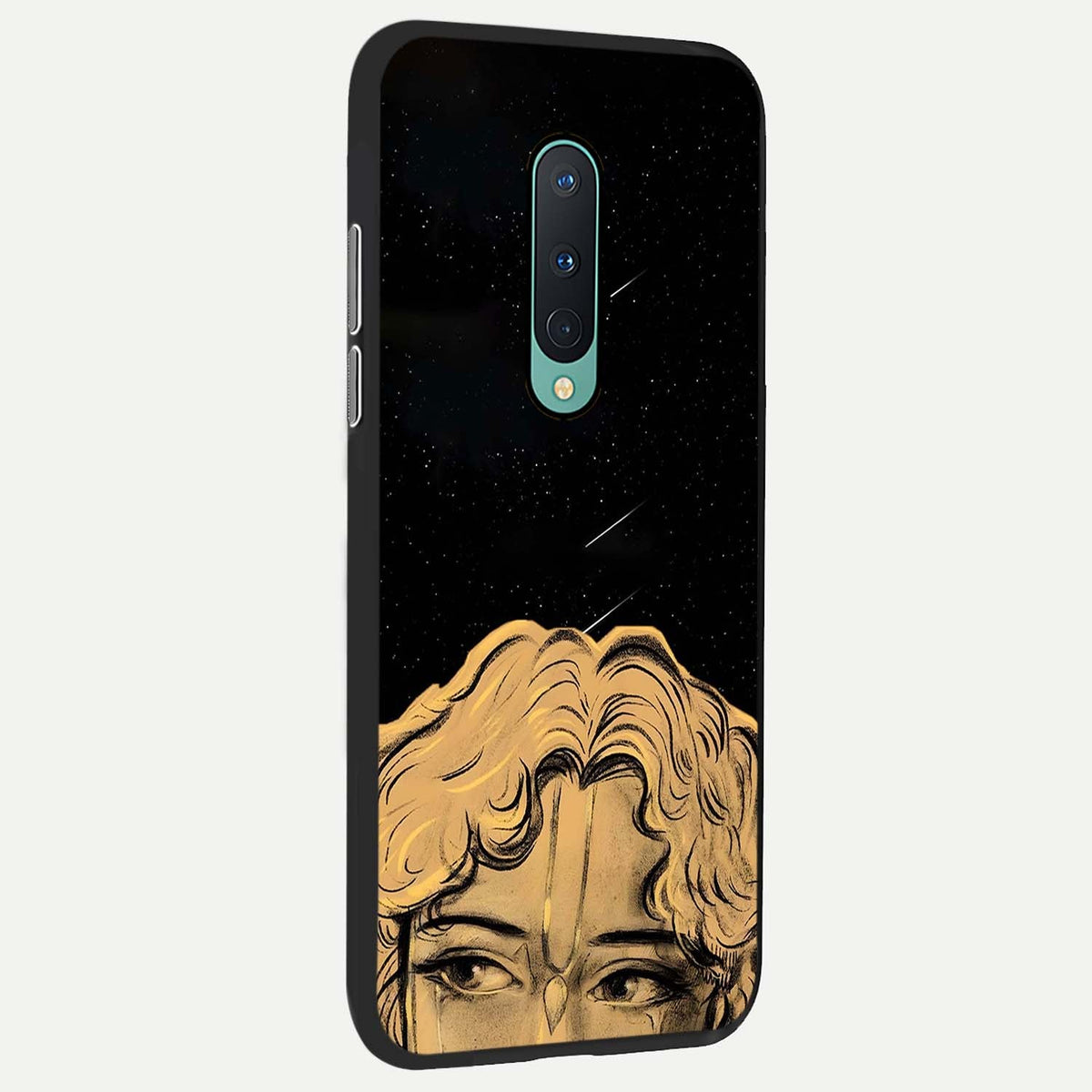 Celestial Gods Plan back cover For OnePlus 8 slim fit glass case with vibrant aesthetic design