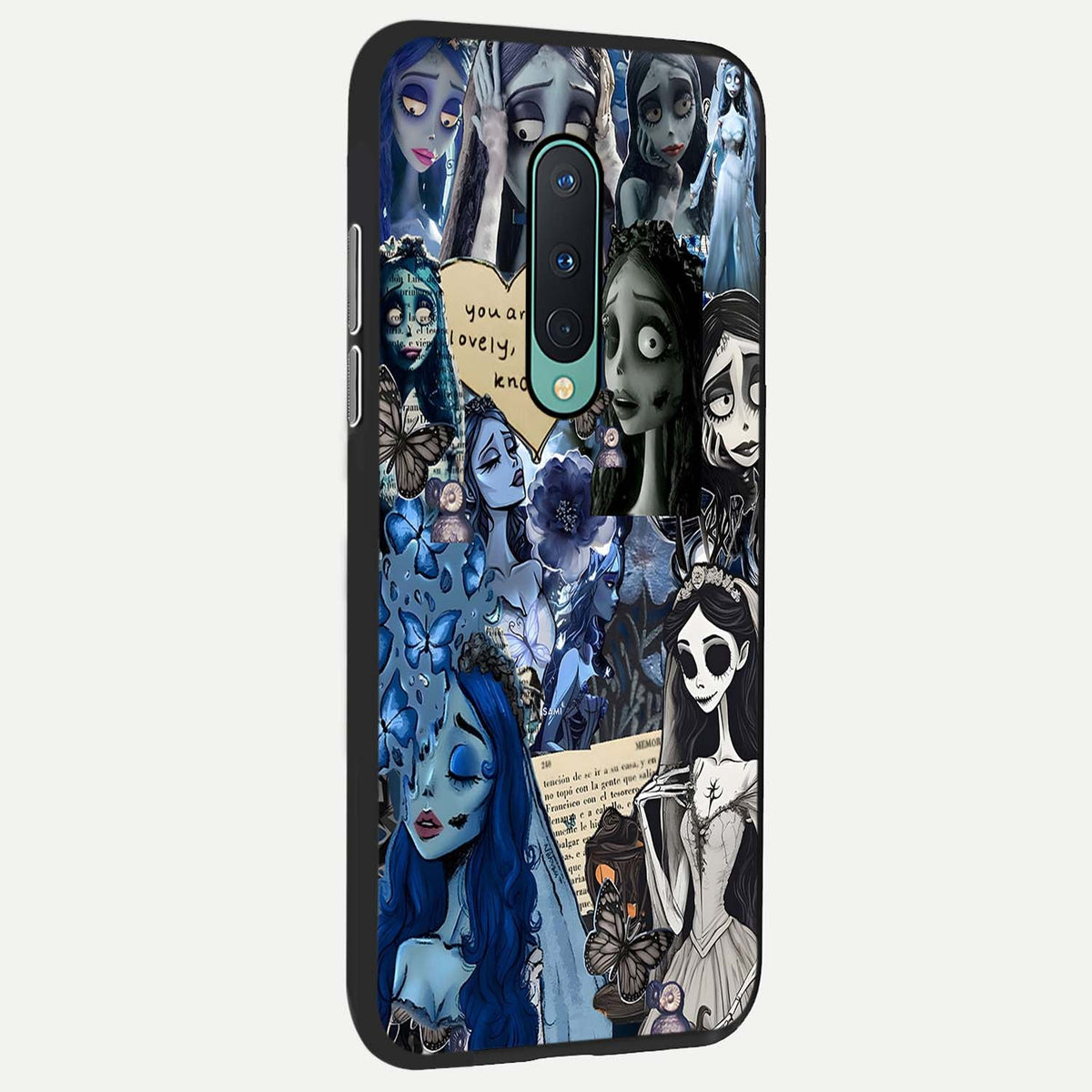  Corpse Bride Posters back cover For OnePlus 8 slim fit glass case with vibrant aesthetic design